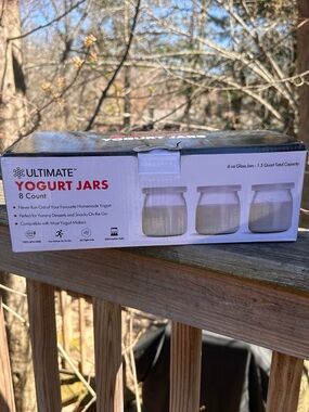 Ultimate Probiotic Yogurt Jars, 8 Count, NWB